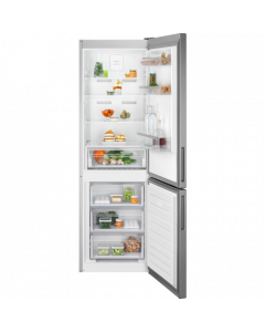 REéfrigérateur combiné 330L(230+100) inox F